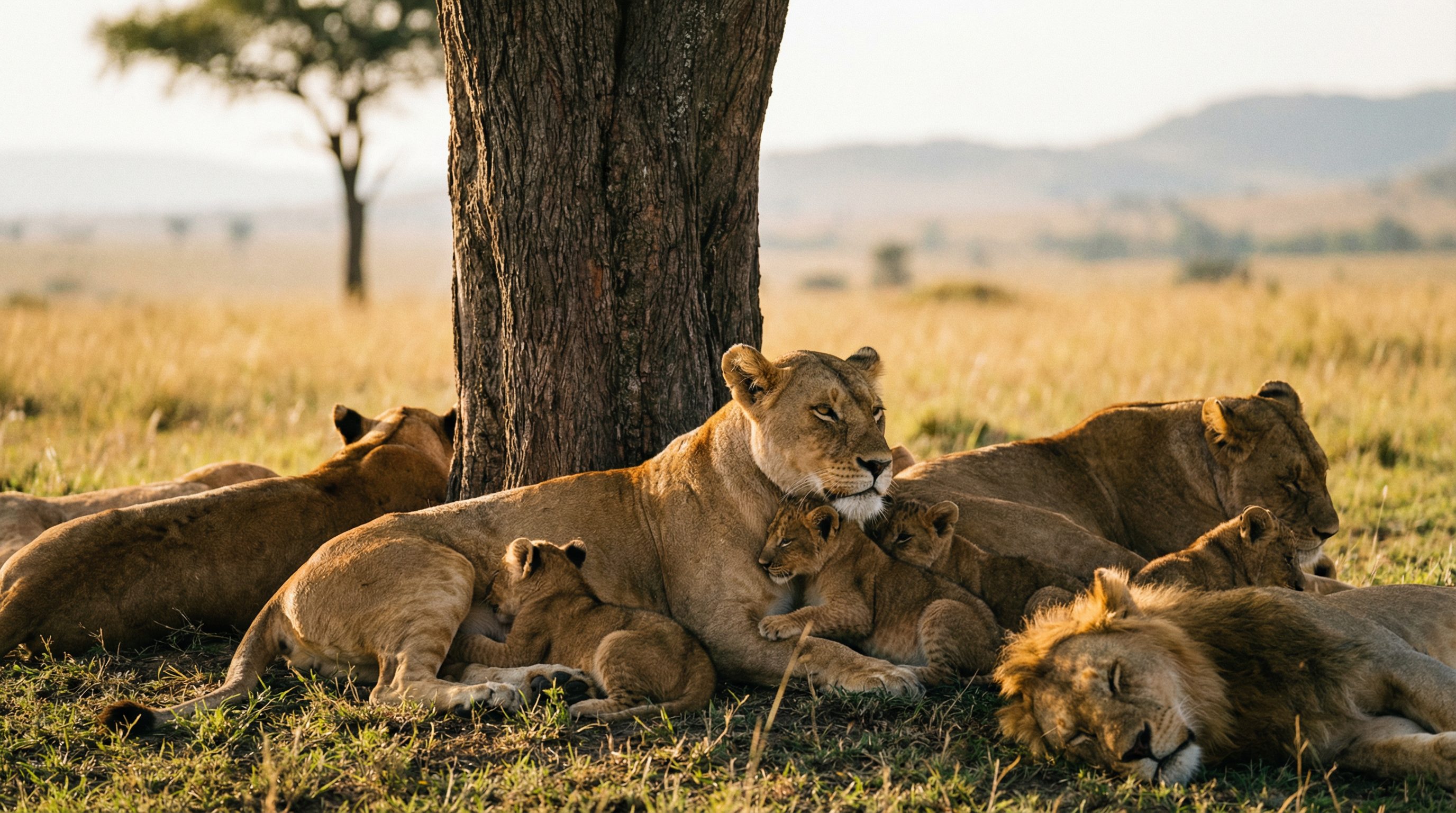 伊甸园视频：非洲狮群日常生活纪录片
